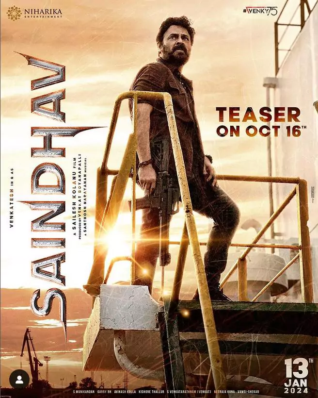 Saindhav (2024) Movie Poster